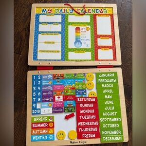 EUC Melissa and Doug magnetic daily calendar
